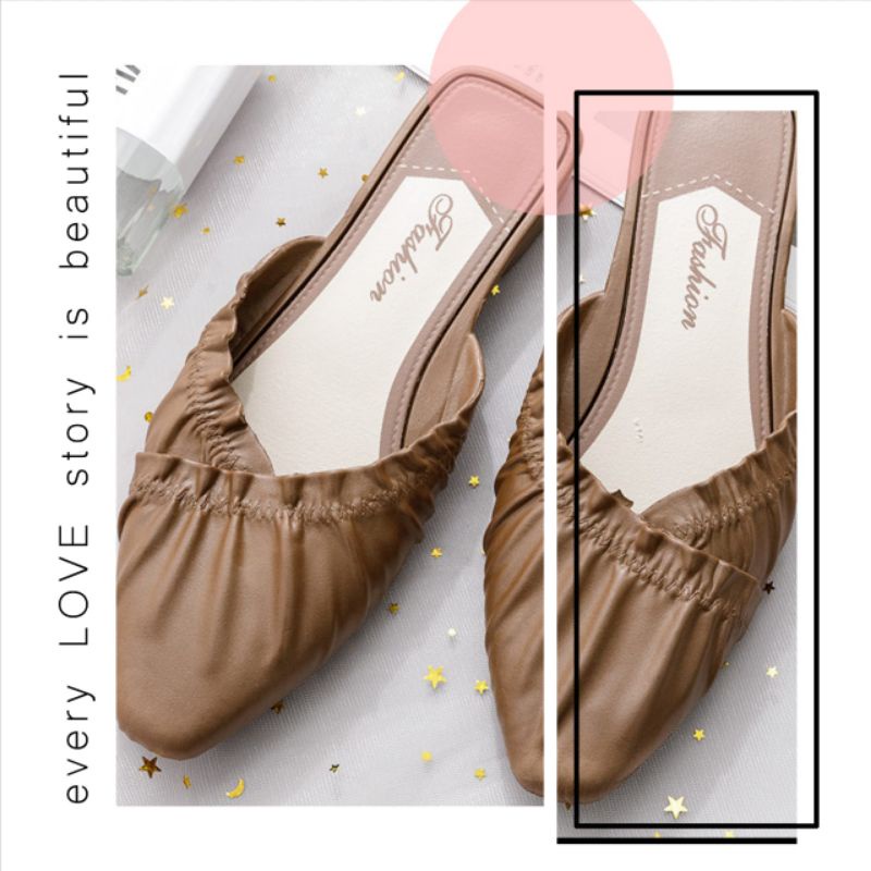 Sepatu Flat Jelly Shoes Wanita Andine  Import Terbaru RF