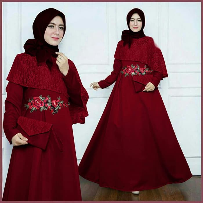 SPESIAL ATASAN PAKAIAN WANITA MUSLIM GAUN SETELAN Baju pesta Maxi sandrina busana muslim maxi dress