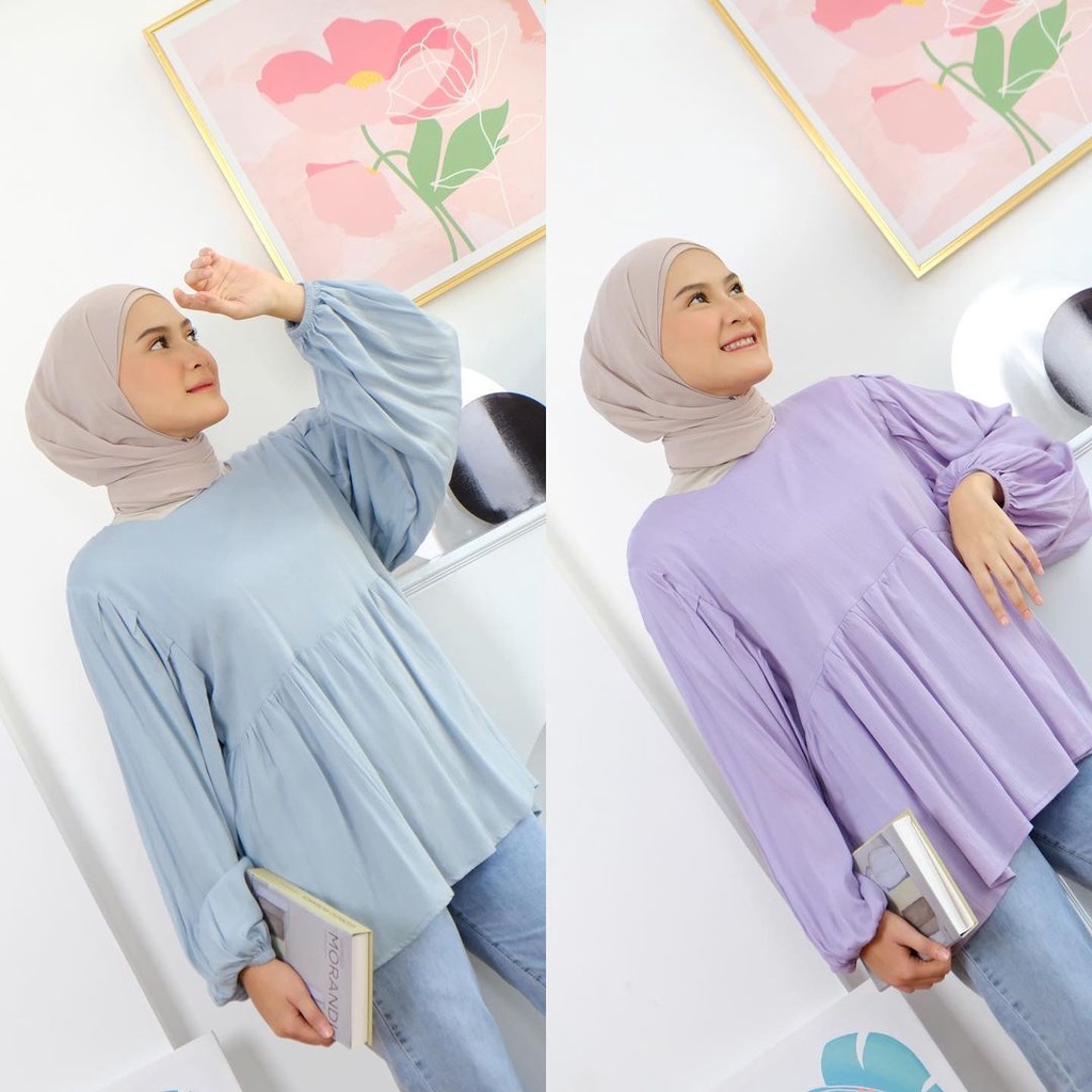 ALFAZZA STORE - CLOUDY BLOUSE  RAYON PREMIUM - ATASAN WANITA - TERMURAH