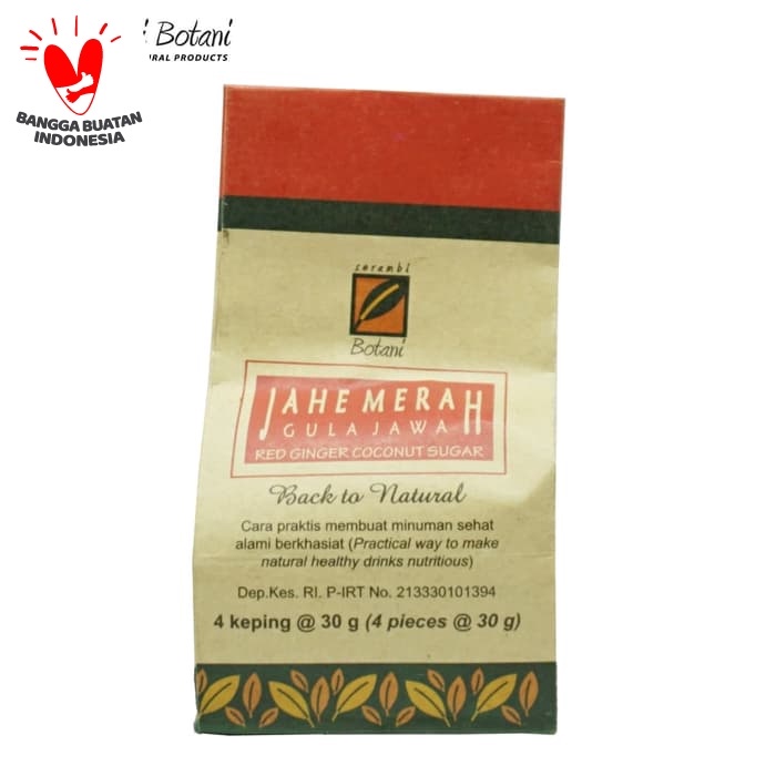 

TRADISIONALMINUMAN- JAHE MERAH GULA JAWA HEALTHY & NATURAL PRODUCTS ISI 4 -MINUMAN-TRADISIONAL.