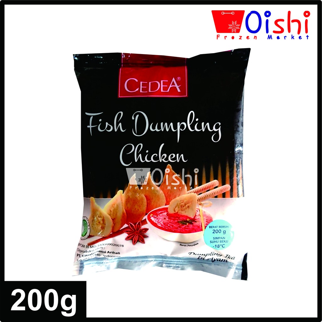 

[Kemasan Ekonomis] Cedea Dumpling Ikan Isi Ayam | Fish Dumpling Chicken 200g (isi 10pcs)