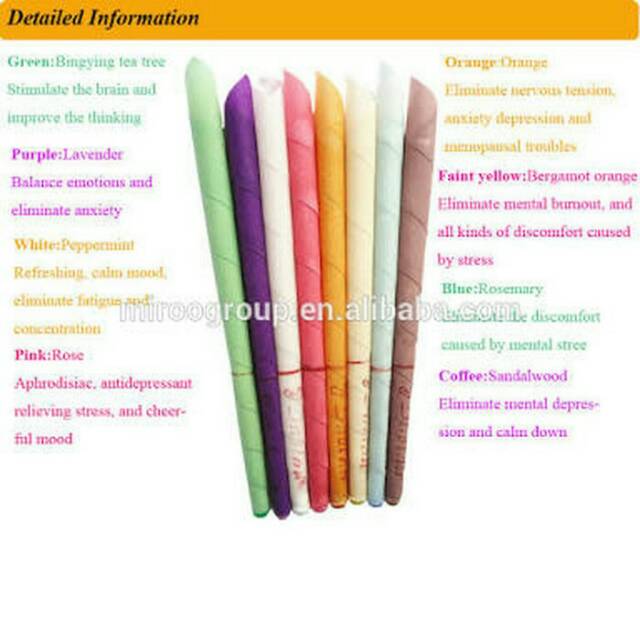 Ear candle aromaterapi terompet with plug pembersih telinga