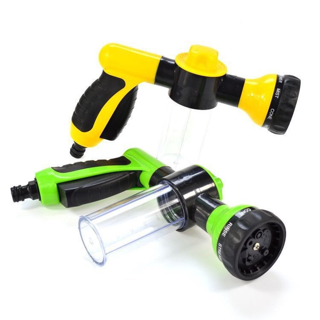 Semprotan Air Busa Sabun Cuci Mobil Snow Steam Tekanan Tinggi High Pressure Water Spray Gun 8 Tipe