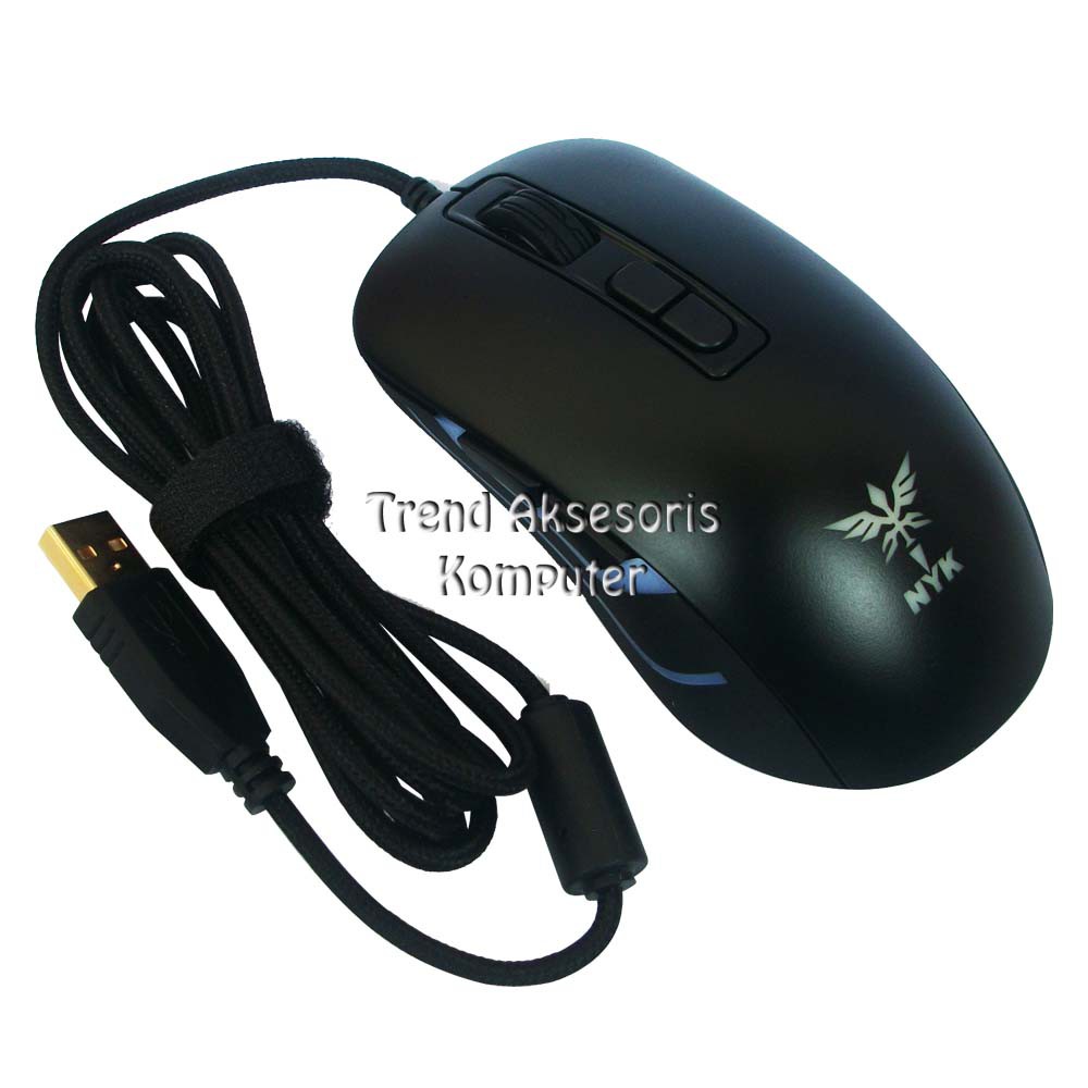 NYK GP-09 Macro Mouse Gaming 7D USB with LED - Hitam