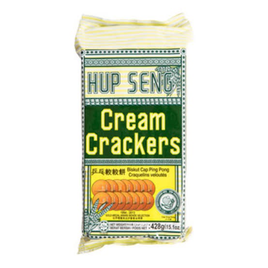 

Cracker Hup Seng cream / Sugar biskuit hup seng 428gr /hupseng