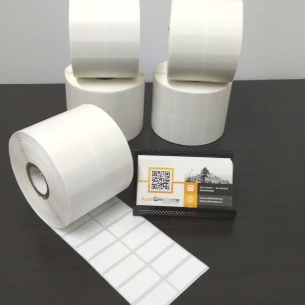 

Terjangkau - Label Bare 33 x 15 mm - 33x15 mm - 33x15mm - 2 Line - Kertas Sticker Label Semicoated Isi 5000