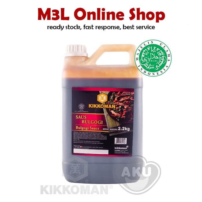 

01F1S Kikkoman Bulgogi Sauce Halal 2L – Saus Daging Khas Jepang Fsfs201