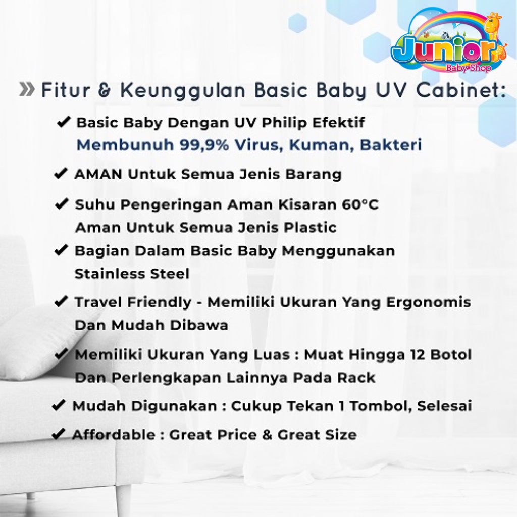 Basic Baby UV Cabinet Multi Functional UV Sterilizer