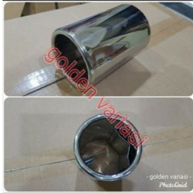 Buntut Knalpot / Muffler Mobil Innova Chrome
