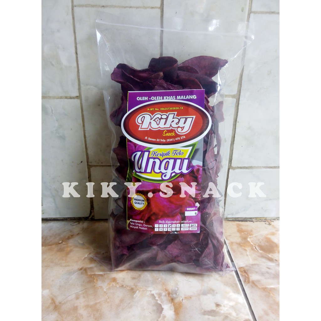 

Keripik Telo Ungu Kiky Snack