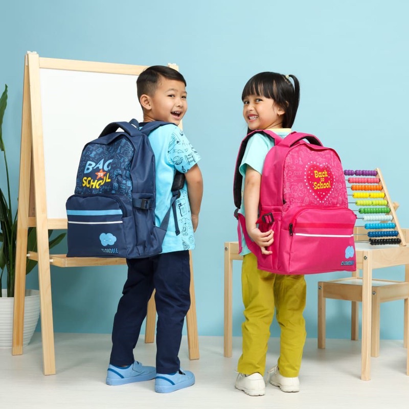 Set Back To School Free Back Pack by Cloudbee || CLOUDBEE SET BACK TO SCHOOLS + BACK PACK KEREN