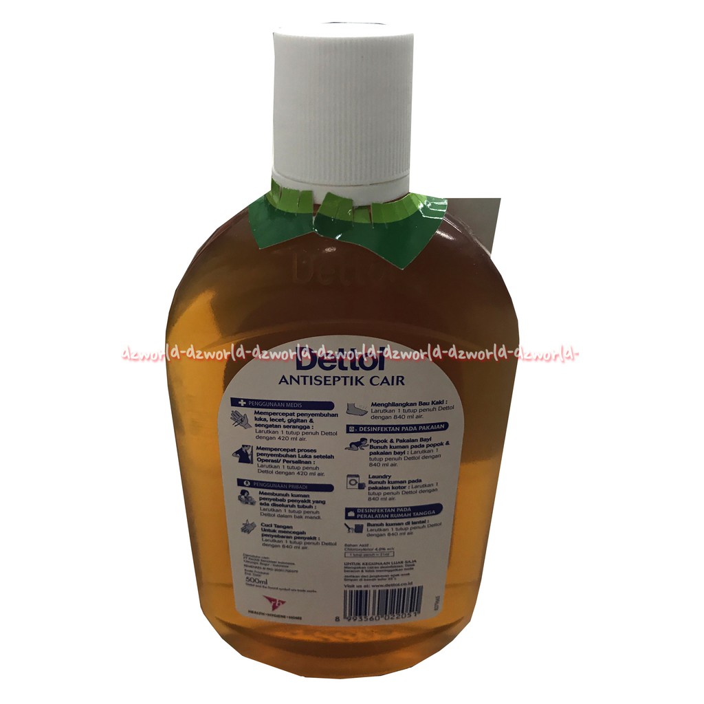 Dettol Antiseptik Cair Anti Septik Disinfektan 425ml cairan anti kuman detol