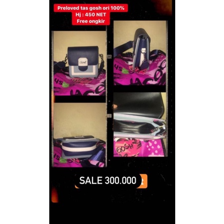 preloved tas gosh original