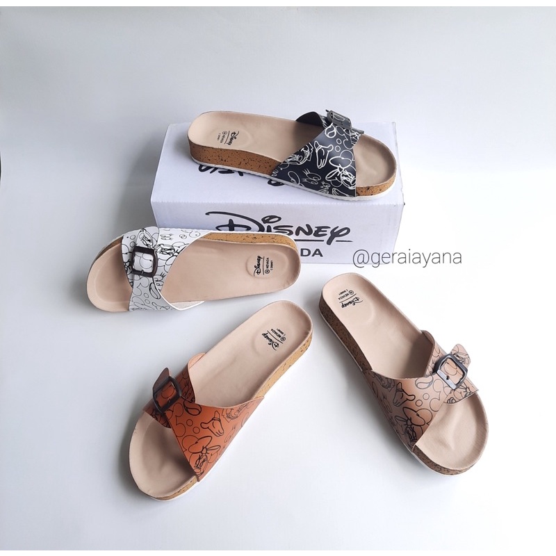 DISKON DAY! Sandal Wanita Nevada x Disney - Sandal Birken - Sandal Wanita Part. 1