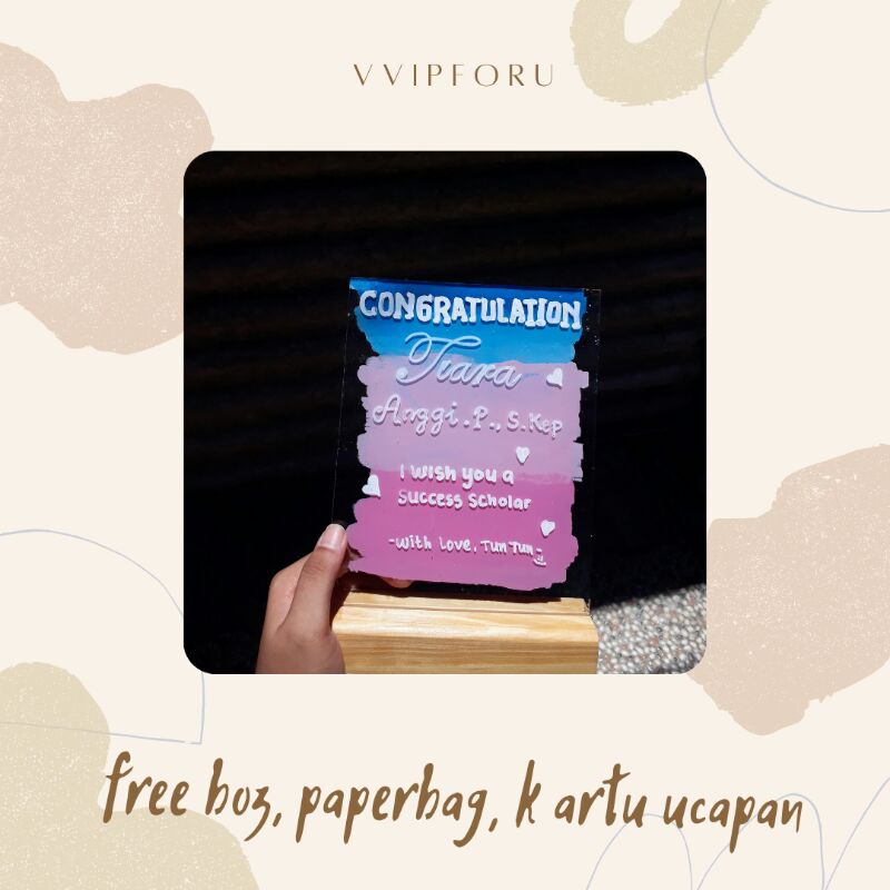 

Kado wisuda/ultah/wedding/annive unik