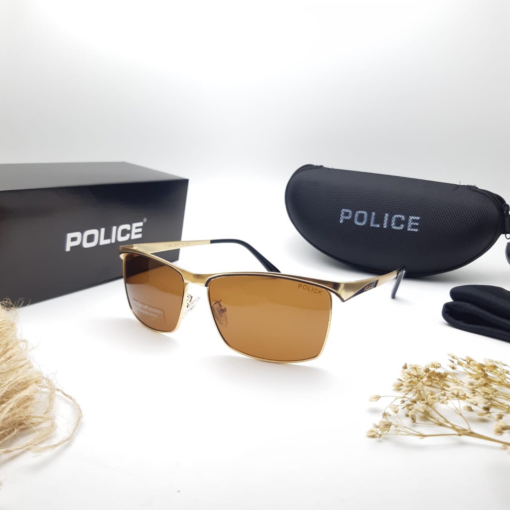 Kacamata Pria keren merk Police 7868 lensa polaroid