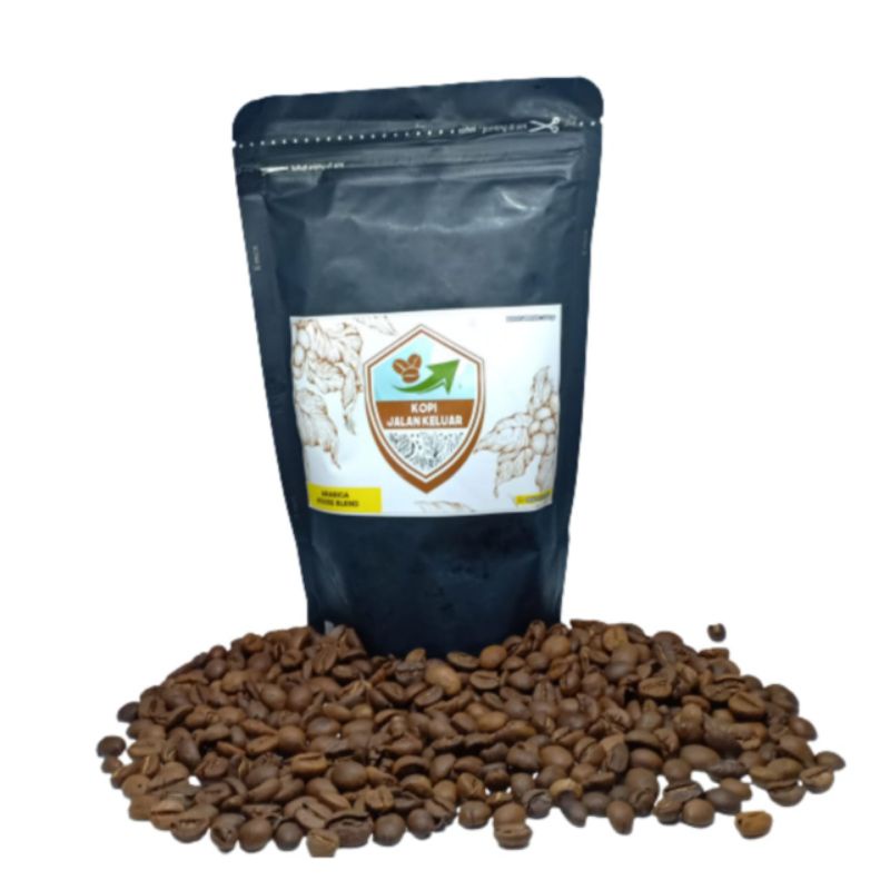 

kopi blend Robusta mix arabica 50:50. 200 gram