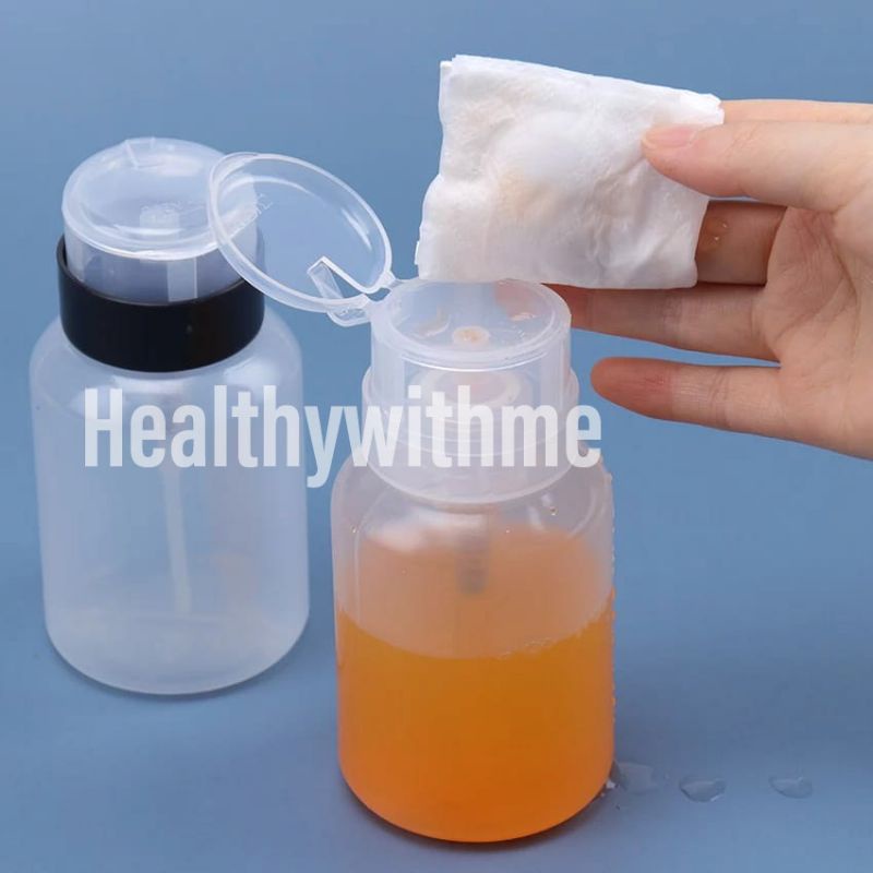 Botol Micellar Water Pump Plastik Asetone Aceton