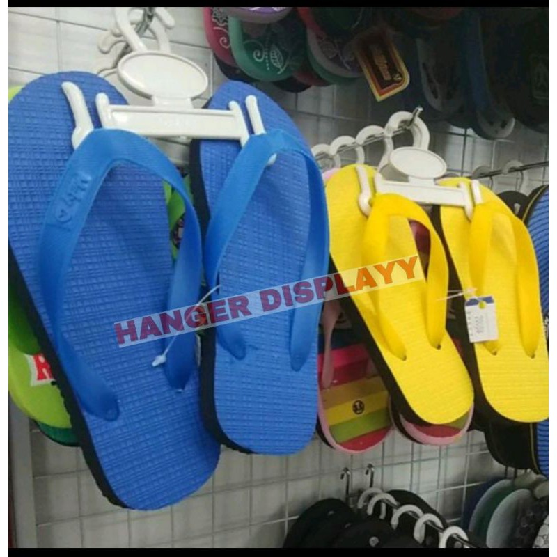 Hanger Sandal Jepit Original Gantungan Display Sandal Jepit Putih dan Hitam