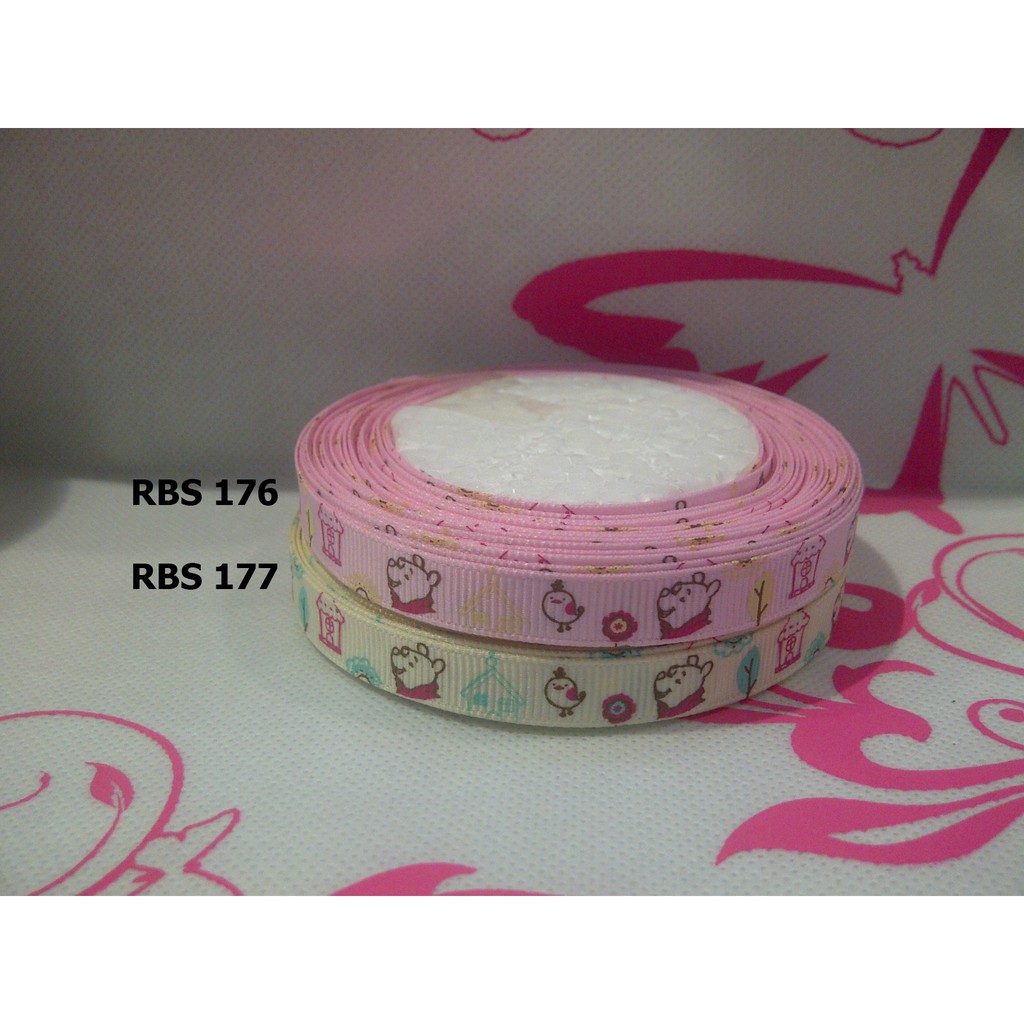 

[10 YARD] PITA GROSGRAIN MOTIF WINNIE THE POOH SALE RBS 176,177