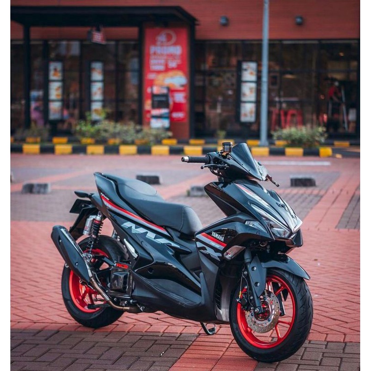 STRIPING STICKER AEROX NVX 155 MALAYSIA NVX EDITION CANDY RED