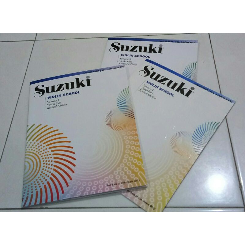 Paket Buku Suzuki Violin School vol 1-3