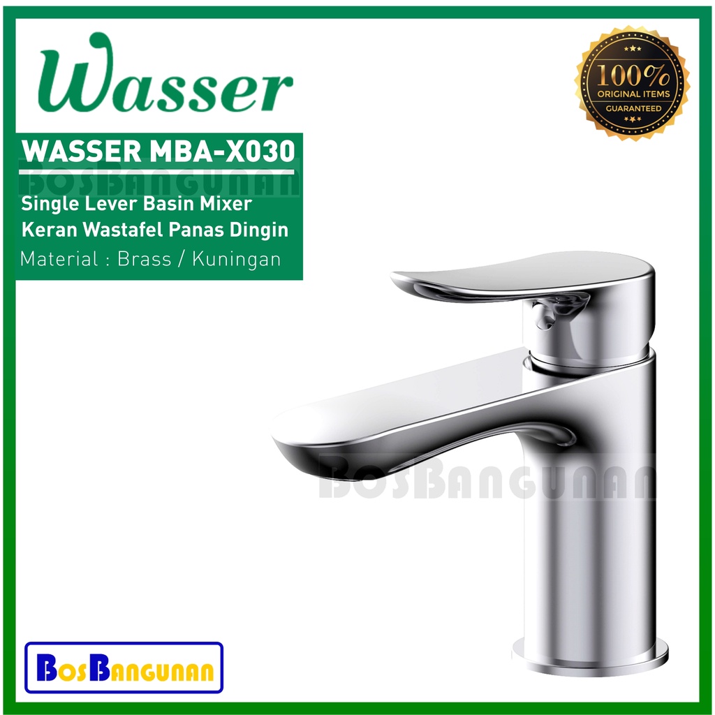 Kran Wastafel WASSER MBA-X030 / Keran Panas Dingin WASSER MBA X030 / Kran Air