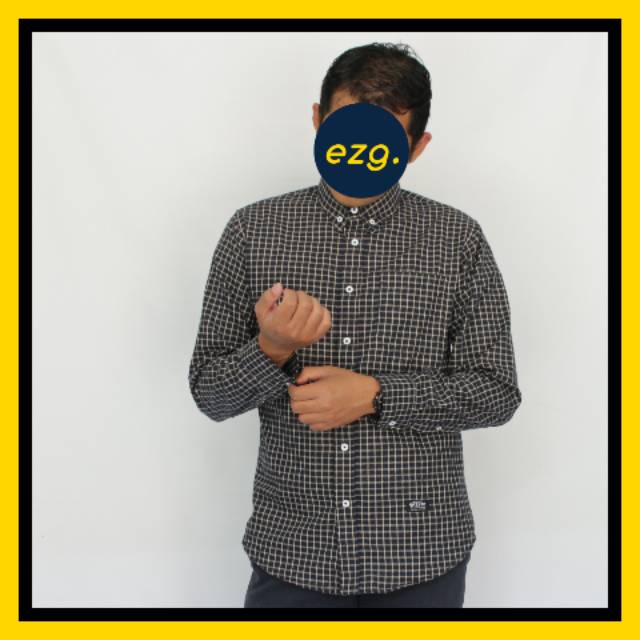 Kemeja Flannel Lengan Panjang Old Navy Eazygo