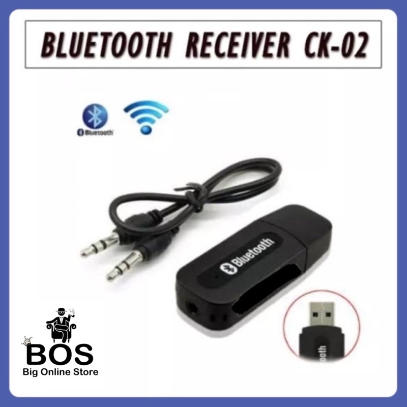 BOS - BLUETOOTH RECEIVER CK02 BT163 USB | BT-163 CK-02 WIRELESS AUDIO MUSIC