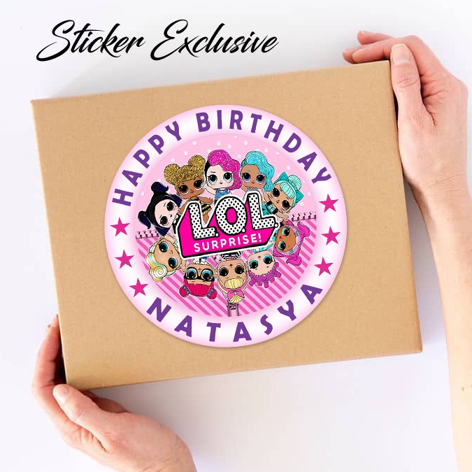 

50 STIKER / STICKER LOL 27 UTK BAG / BENTO / SOUVENIR ULTAH ULANG TAHUN