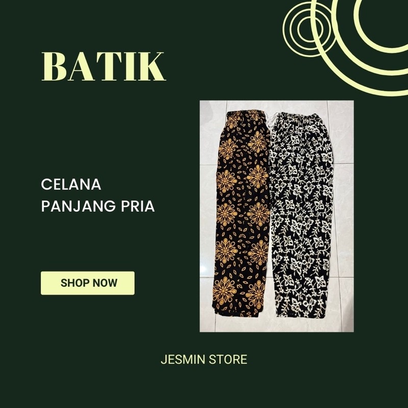 Celana Panjang Tidur Batik Pria Adem