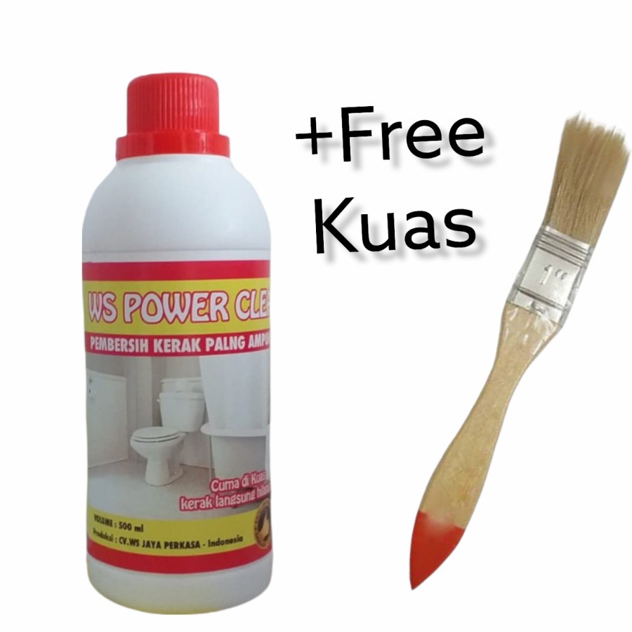 WS POWER CLEAN Pembersih kerak keramik pembersih noda semen