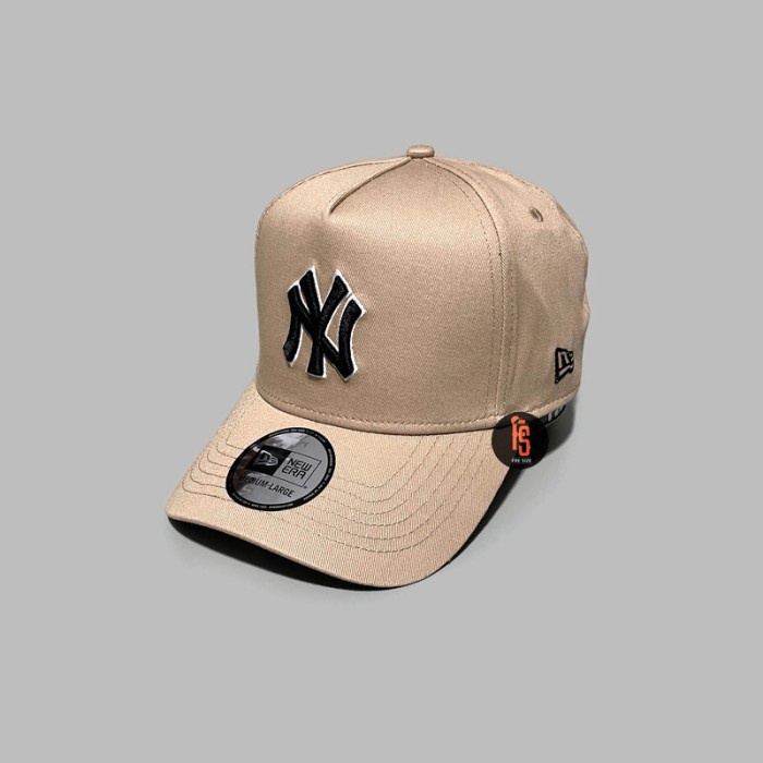 Produk Terbaru Topi New Era Original K Frame Highlight New York Yankees Khaki Black