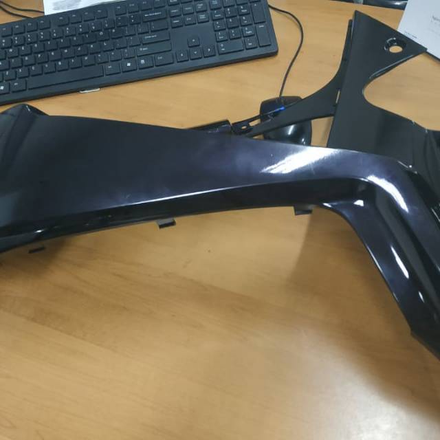 Body samping Kiri Supra X 125 FI - Violet