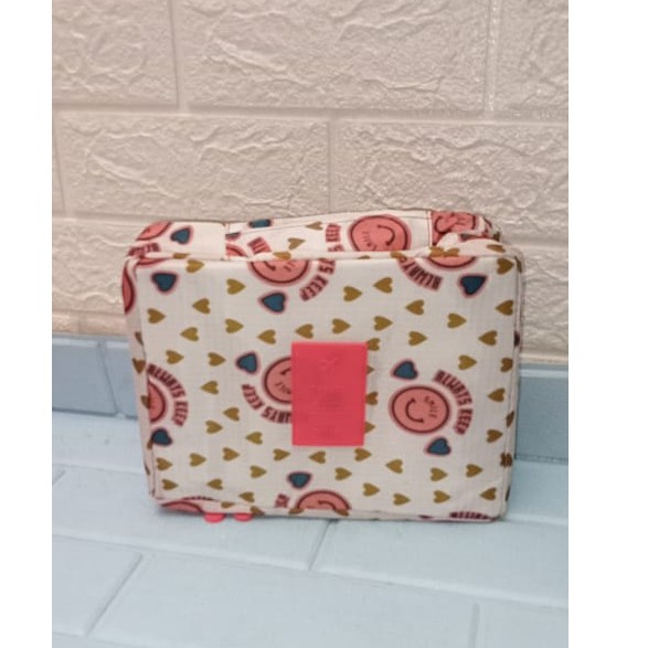 Satu7an PK-01-TK Tas Travel Bag Travelling Cosmetic Organizer Pouch Tas Monopoly Bag Kosmetik Nilon
