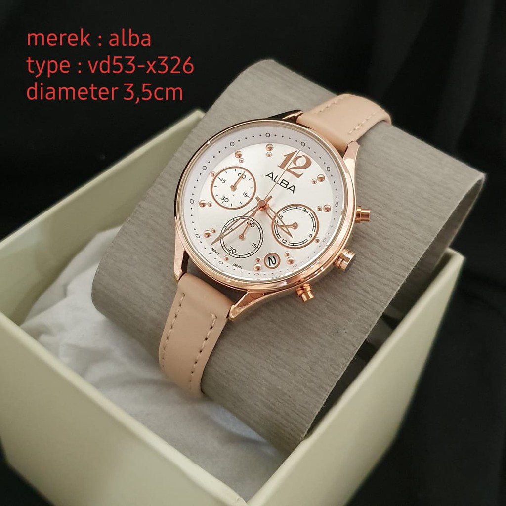 JAM TANGAN FASHION WANITA ALBA CHRONOGRAPH