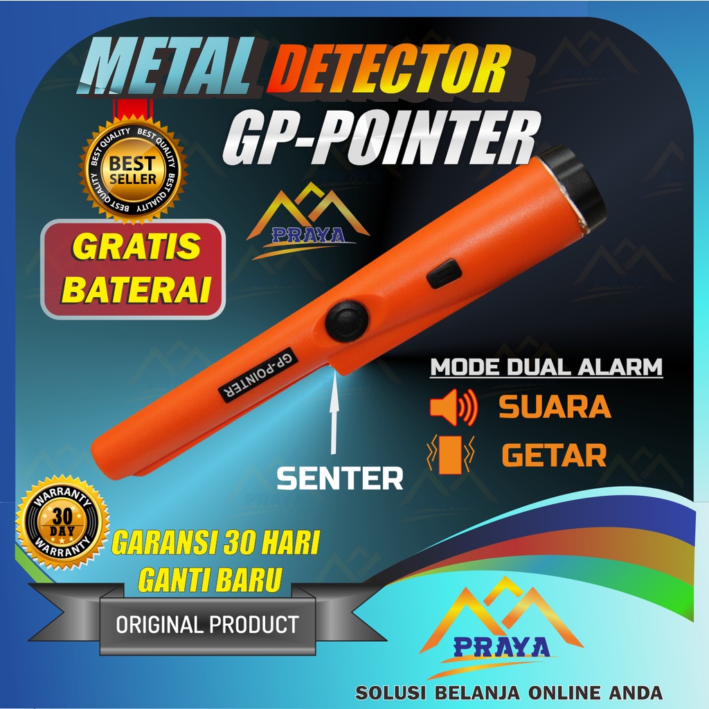 GP Pointer S Metal Detektor / Alat Deteksi Logam Metal Emas Perak BUKAN GARRET PRO POINTER