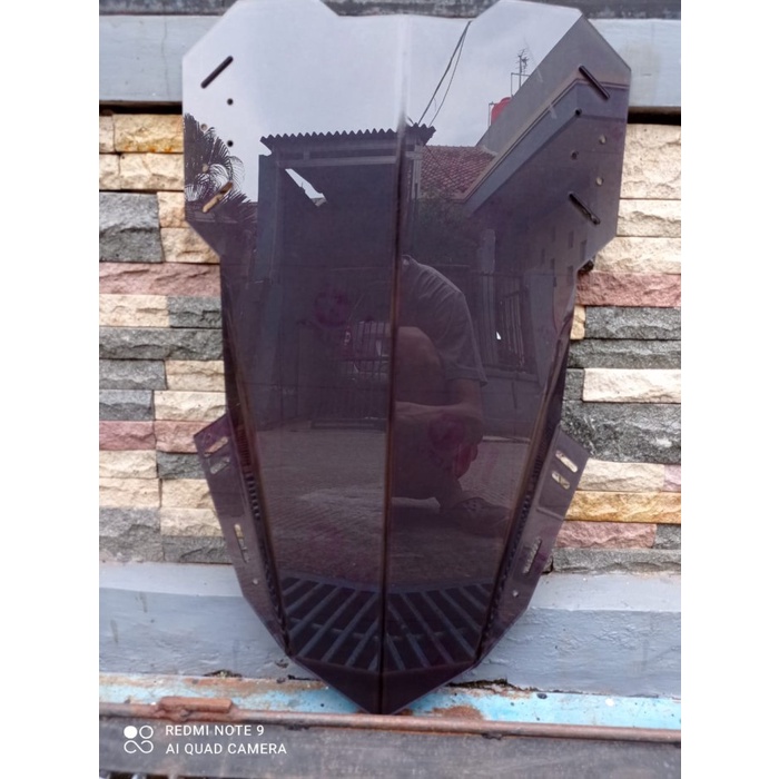 VISOR WINDSHIELD CUSTOM  HONDA VERZA 150 | NEW MEGAPRO VISOR VERZA VISOR TOURING VERZA MODIFIKASI 60 CM VIXION NVL VERZA CB150 LED BYSON TIGER