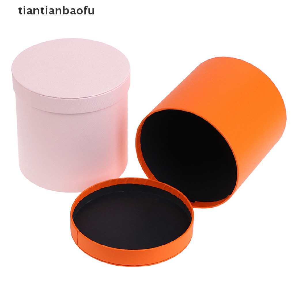 [tiantianbaofu] Presents Box Mini Paper Packing Case Lid Hug Bucket Vase Gift Storage Boxes Boutique