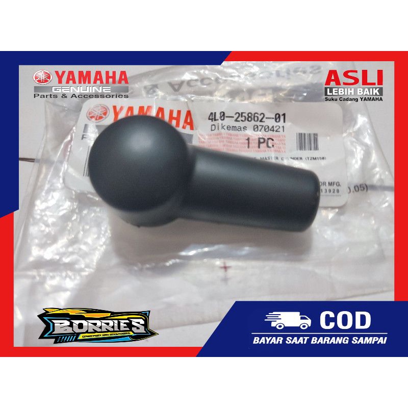 BAYAR DI TEMPAT KARET TUTUP BAUT SELANG REM DEPAN RX KING SPAREPART ASLI ORI ORIGINAL YAMAHA YGP 4L0