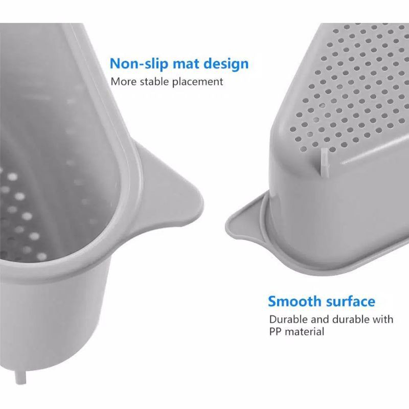Tempat Spon Cuci Piring Rak Wastafel Tempat Buah Tempat Remote Tempat Sampah