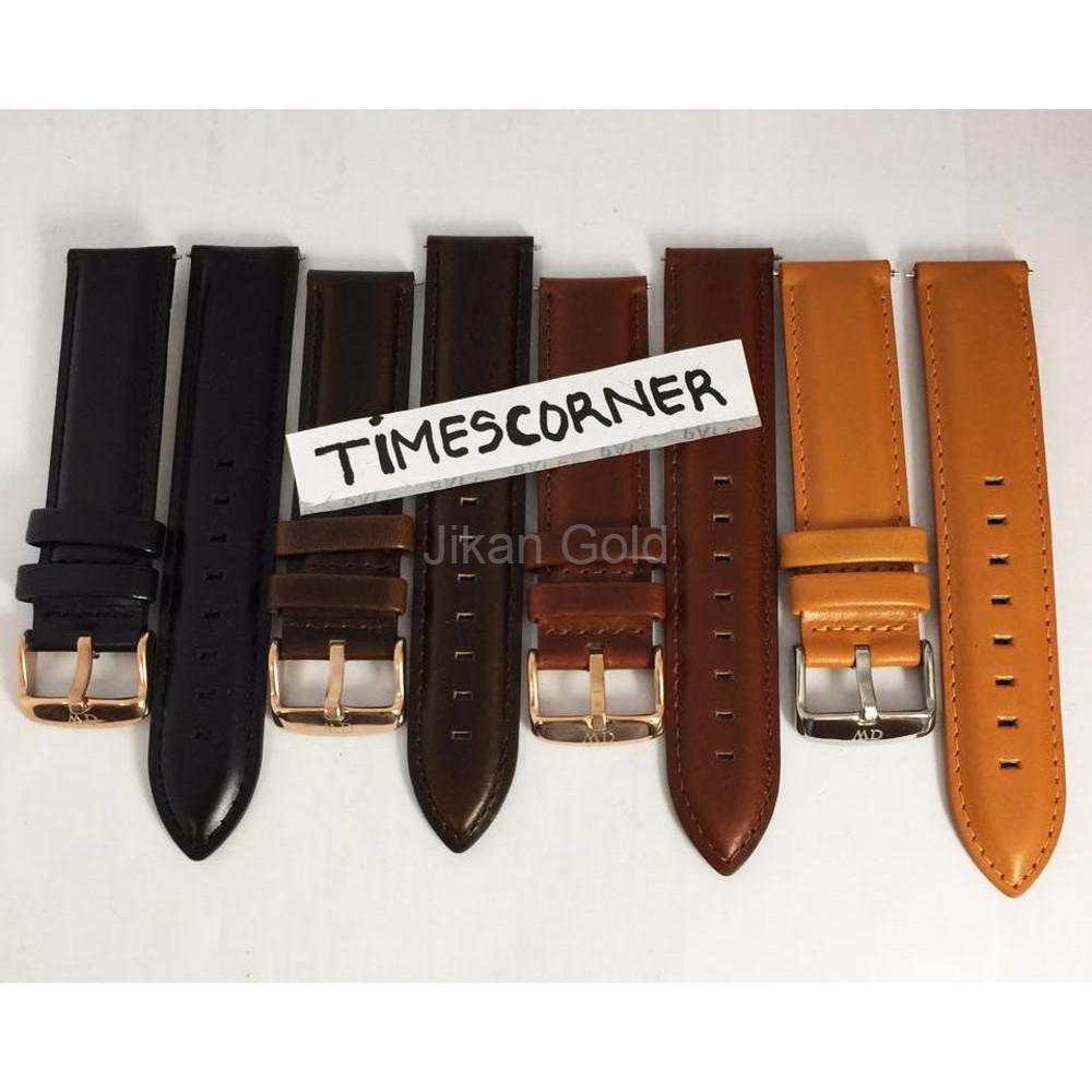 Strap kulit DW Daniel wellington Original Ready jam Hublot Guess Tissot Diesel Tagheuer Fossil Edif