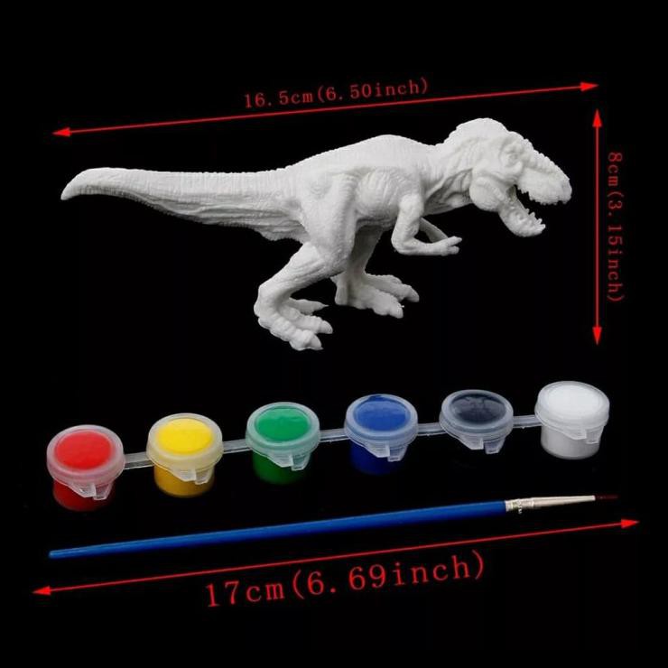 

Termurah Tyrex Dino Paint Kit Set Paket Melukis Dinosaurus Diy Set - Tyrex