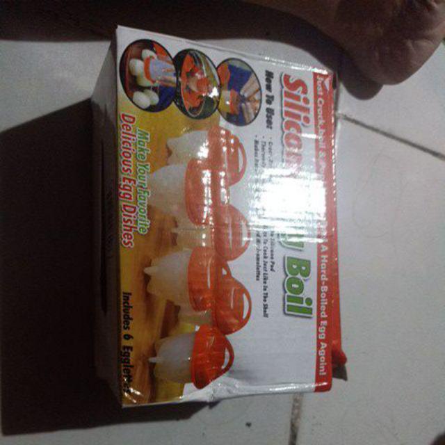 Yt Silicone Egg Boil - Silicone Egg Cooker Hard Boiled - Silikon Cetakan Telur Rebus Isi 6pc ← ❈