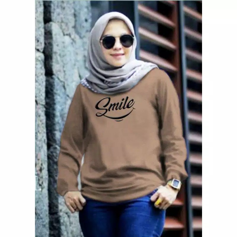 SWEATER SMILE / Mat Babyterry - All Size Fit to L