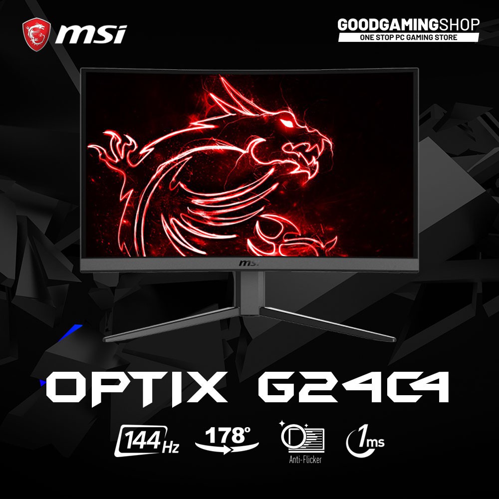 MONITOR MSI OPTIX G24C4 24&quot; CURVED 144hz