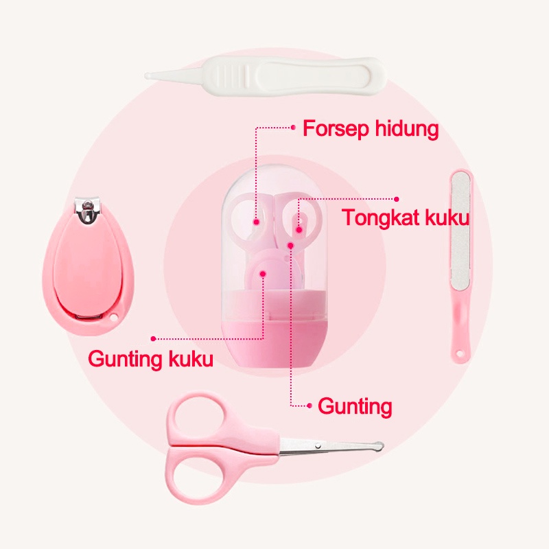 Gunting kuku/Gunting Kuku Bayi set 4/Gunting kuku set/Gunting kuku bayi  (B57)