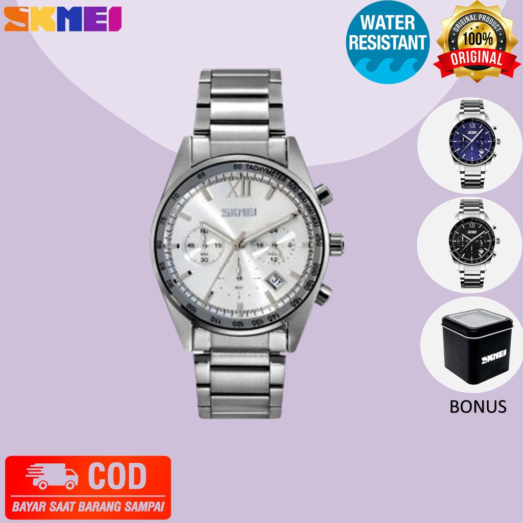 SKMEI 1133 CS Jam Tangan Rantai Analog Wanita Cewek Perempuan Original Anti Air Tahan Air Wateproof 