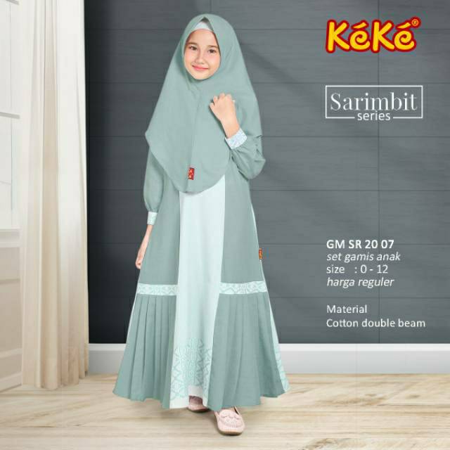 SET GAMIS ANAK KEKE GM SR 20 07 (Kuning habis)