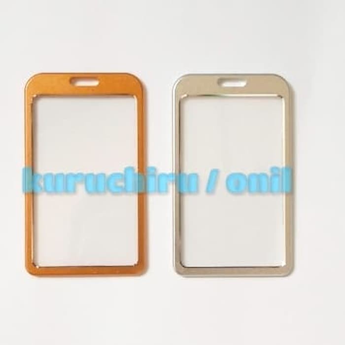 

ORGANIZER-DOCUMENT- ALUMINIUM ID CARD HOLDER TANPA TALI / TEMPAT ID CARD ALUMINIUM -DOCUMENT-